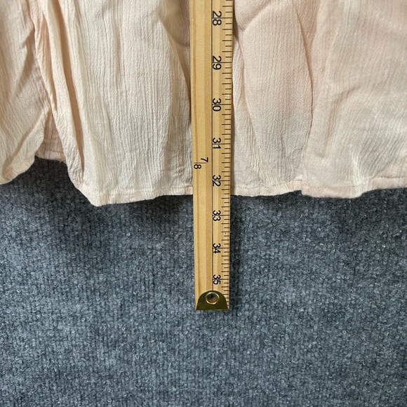 Free People Dress Women’s XS Wind‎ Willow Embroidered Cream and Red Summer - Picture 15 of 15